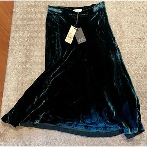 HOBBS Oriè Teal Skirt! NWT